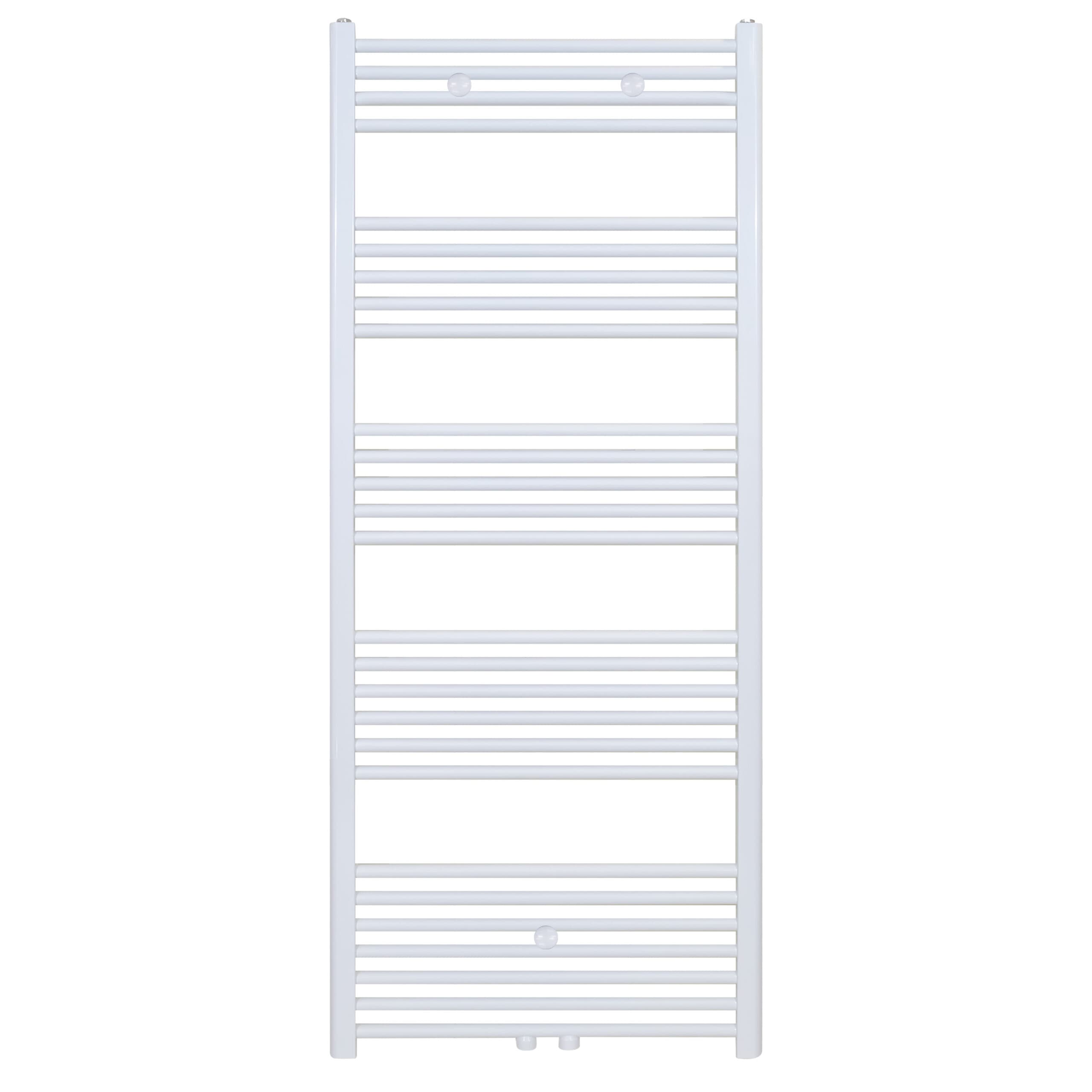 BELRAD SÈCHE-SERVIETTES - RACCORDEMENT GAUCHE-DROITE/CENTRAL - 712 WATT - 1600X600CM - BLANC BRILLANT