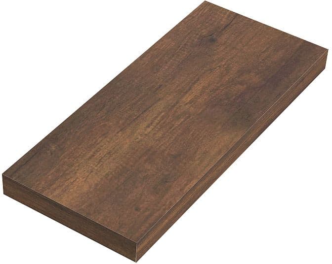 TABLETTE MURALE COFFEE 150X350X25MM JUSQU'A 7KG CHENE DECOR ROUILLE