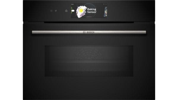 Four serie 8 combi micro-ondes 45cm, 22 modes de cuisson, 900W (grill 2,80kW), pyrolyse, Home connec