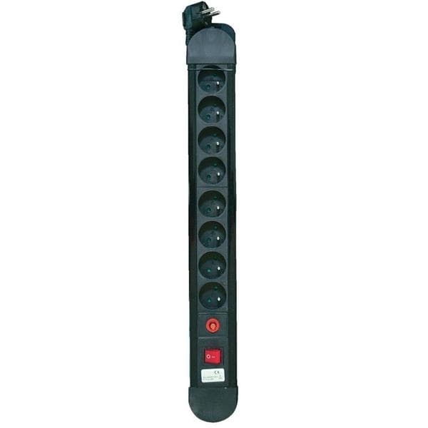 Bloc prise 8 x 16A avec câble de 1.5m avec interrupteur et disjoncteur