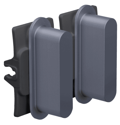 Ensemble Niko Rocker pour des fonctions de commutation double, couleur alu blue grey