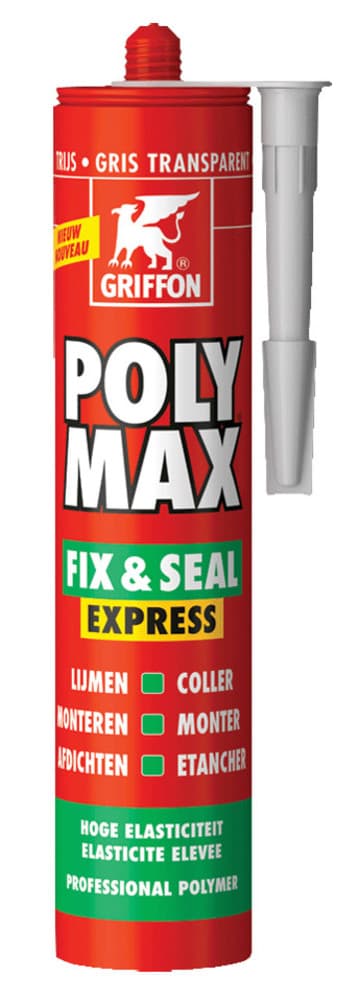 Griffon Polymax Express colle de montage universelle à base de SMP 300 g gris