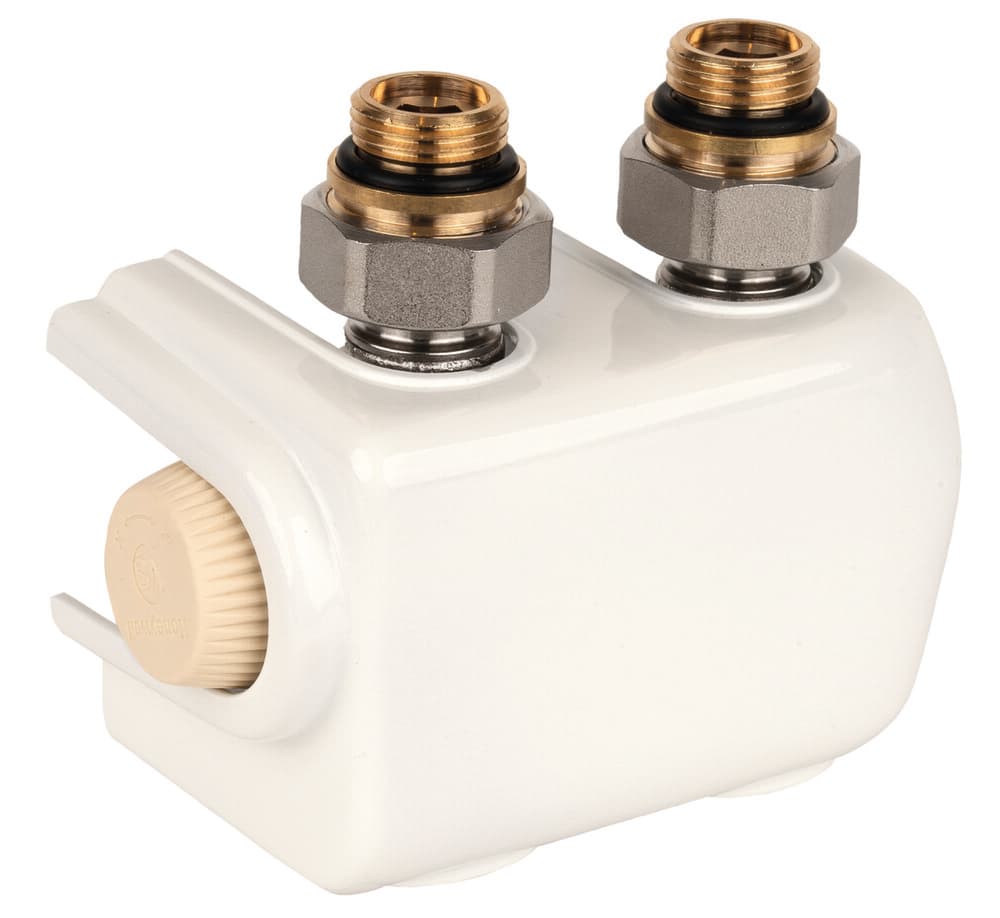 Honeywell Home Therafix bloc H bitube 1/2" + 3/4" blanc