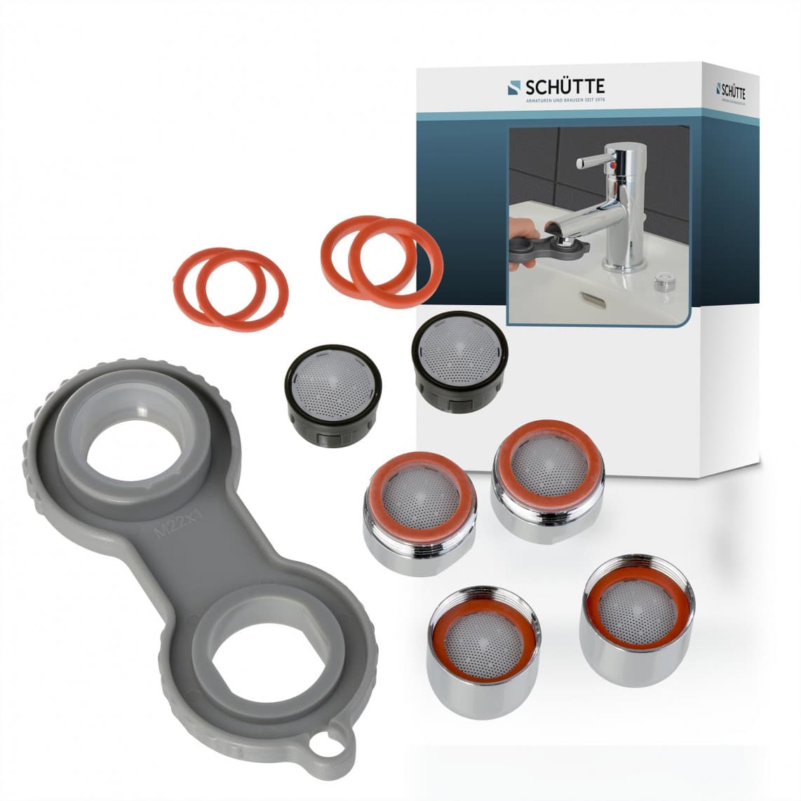 10655 Kit d'économie d'eau, chromé