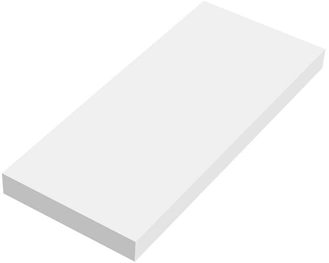 TABLETTE MURALE COFFEE 150X350X25MM JUSQU'A 7KG BLANC MAT