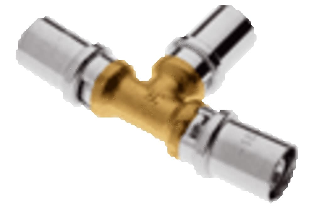 SYSTEMPEX Té réduit tube alu raccord à sertir 63-40-63