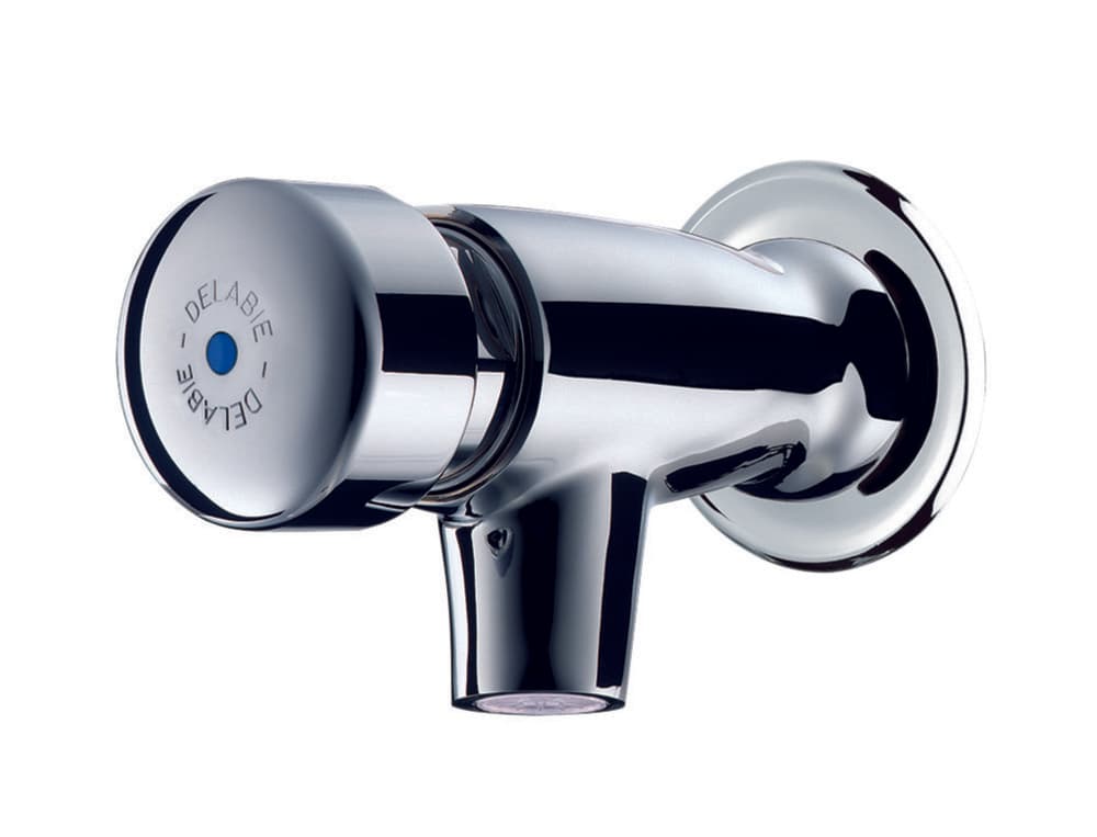 Delabie Tempostop robinet temporisé pour lavabo à poussoir montage mural