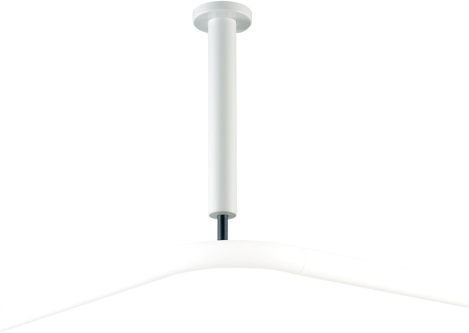 SUPPORT PLAFOND HEWI 801 40CM BLANC