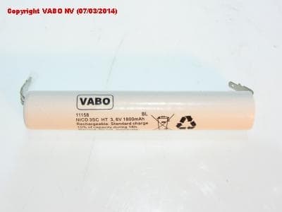 11158 NiCd 3SC 1800mAh HT stack 3.6V +4.8MAN -4.8MAN 4500mAh 23 x 126mm