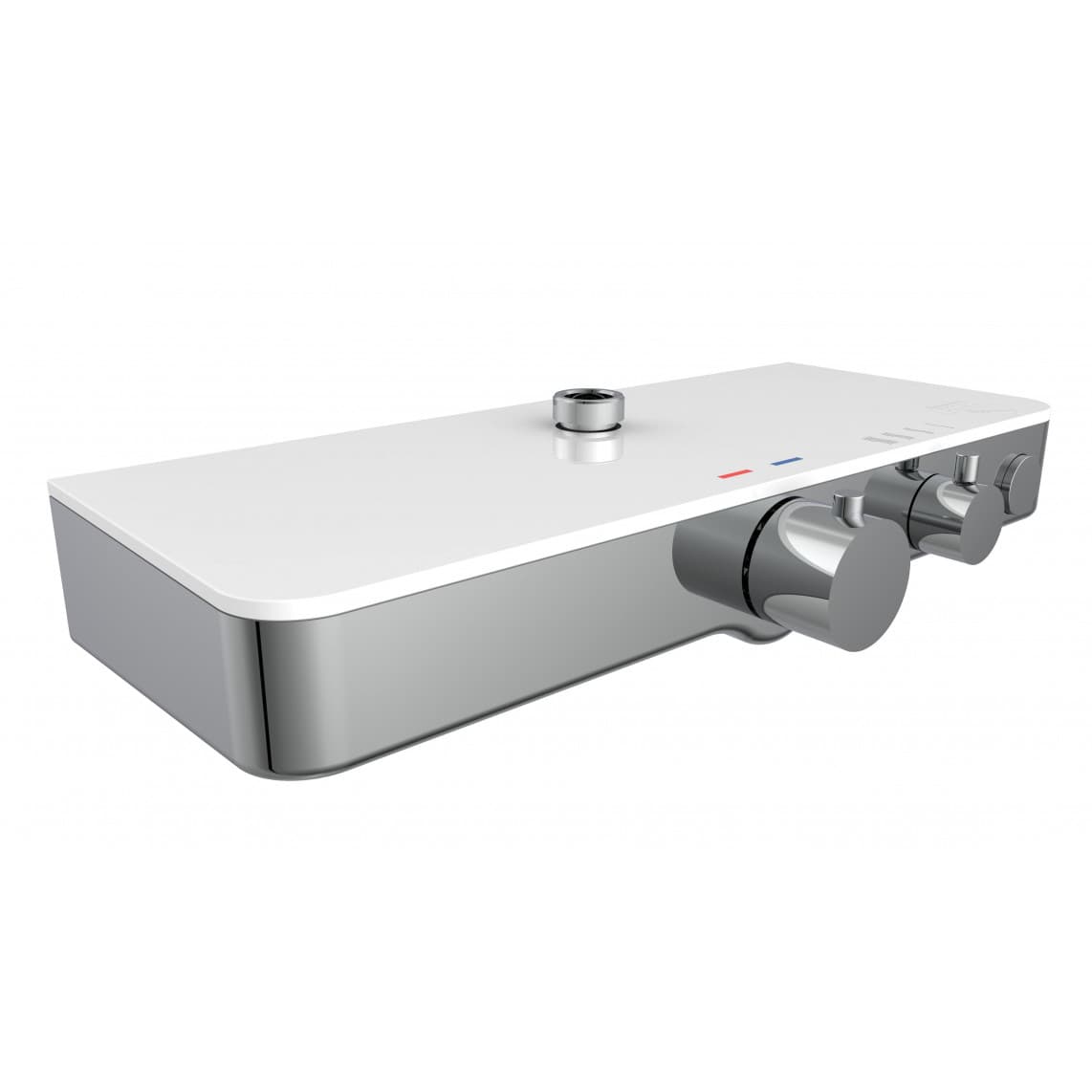 01699 Support de thermostat, blanc, par ex. pour 60530