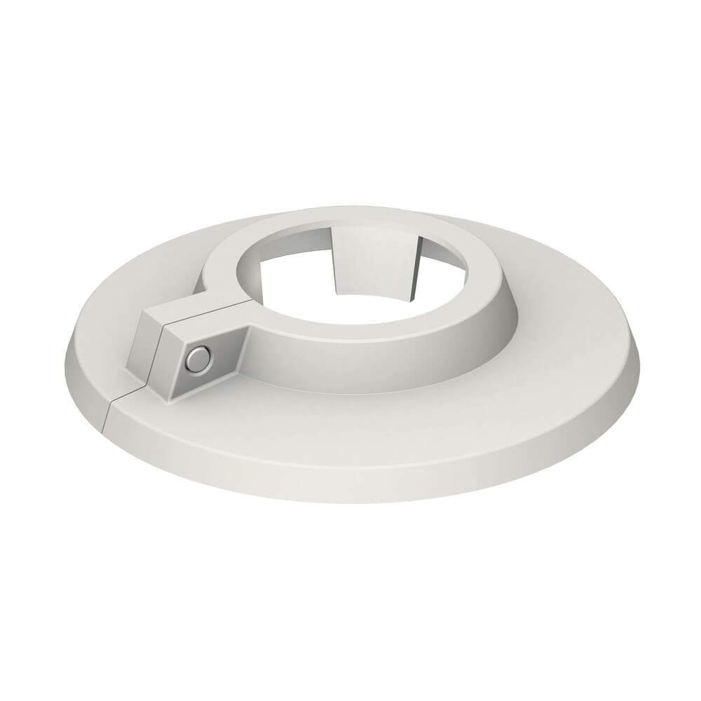 Flamco RK rosace synthétique simple gris clair D22 mm 1/2"