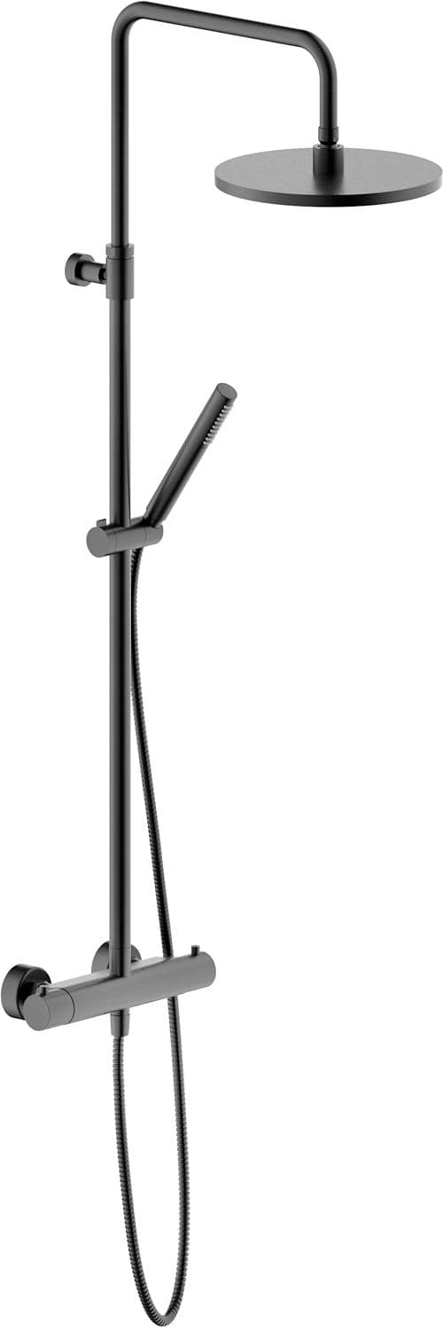 COLONNE DE DOUCHE +THERMOSTAT TONDA 25 NOBILI GRAPHITE BROSSE