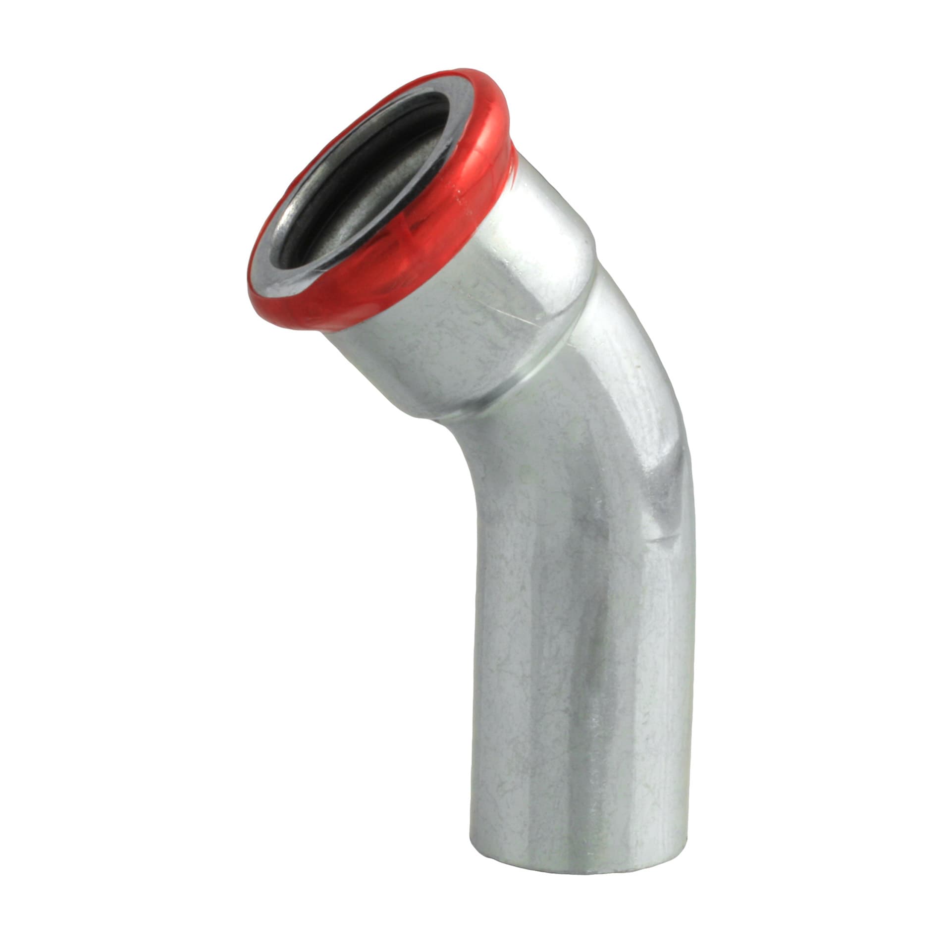 PRESS ACIER 'M 'GALVANISÉ COUDE À EMBOÎTER 45° 35 MM MF C23ZGLBP