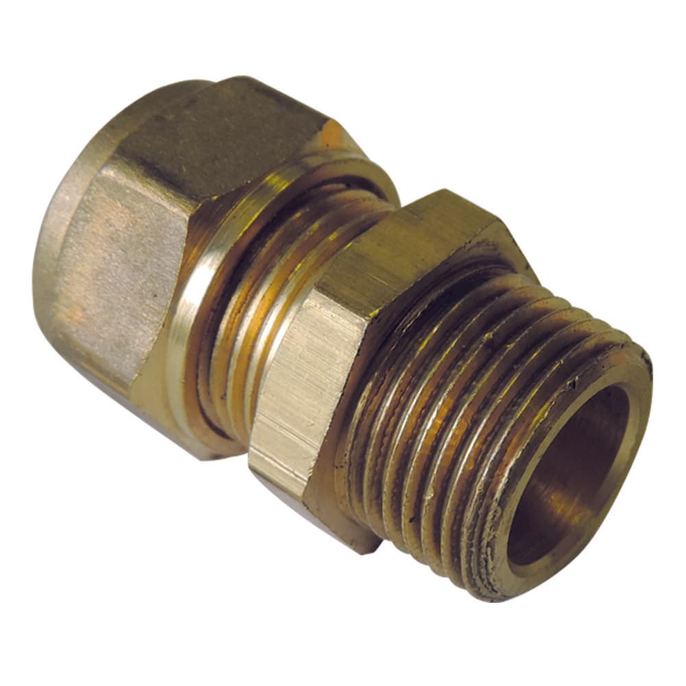 raccorDdroit biconique laiton alimentation tube cuivre 10x1/2"M