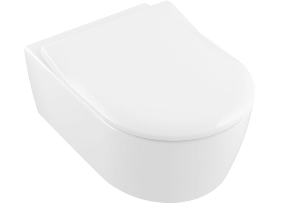 Villeroy&Boch Avento PACK toilette suspendue SlimSeat alpin blanc