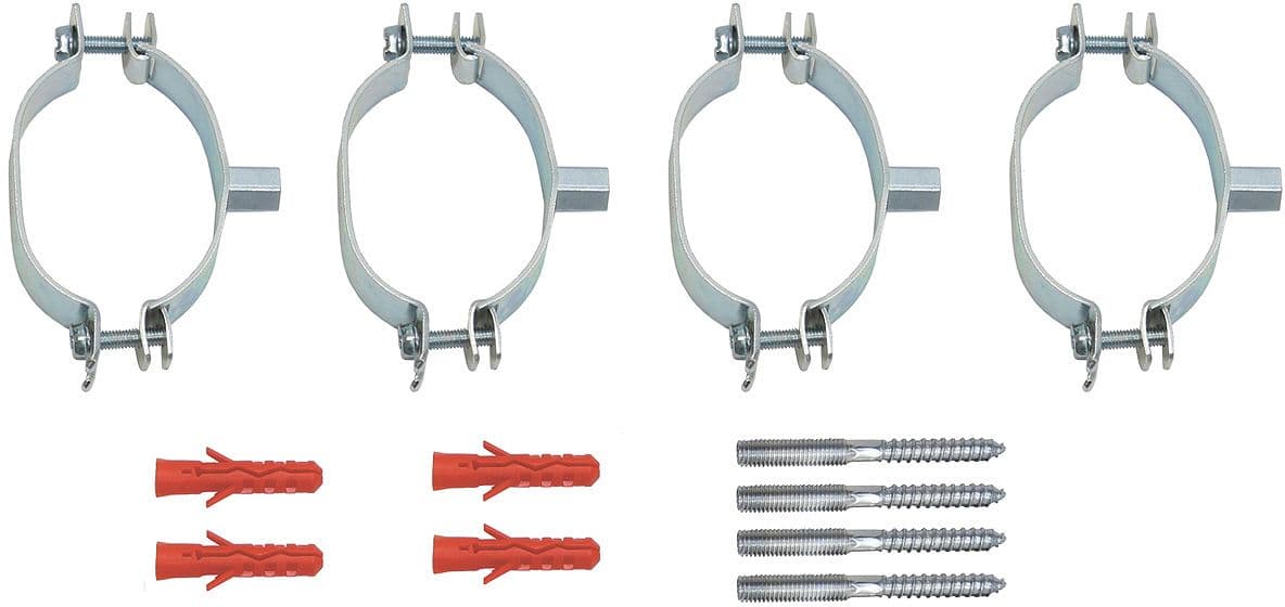 COLLIER OVALE (4PCS)POUR SET CONDUITS ISOLEES VAILLANT