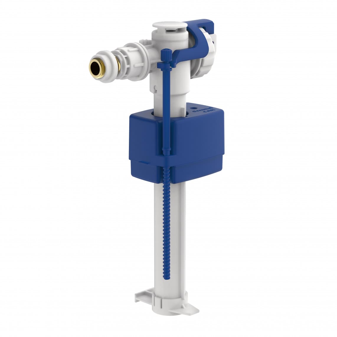 98683800 Universal-Vanne à flotteur, blanc/bleu, 6-9 litres