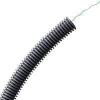 Tube annelé souple diamètre 32mm avec tire fil 50 mètres