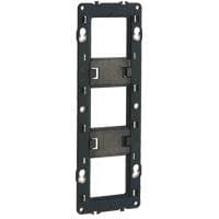 Support 6, 8 ou 3 x 2 modules à vis Mosaic