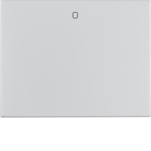 Touche avec inscription « 0 » Berker K.5 Alu
