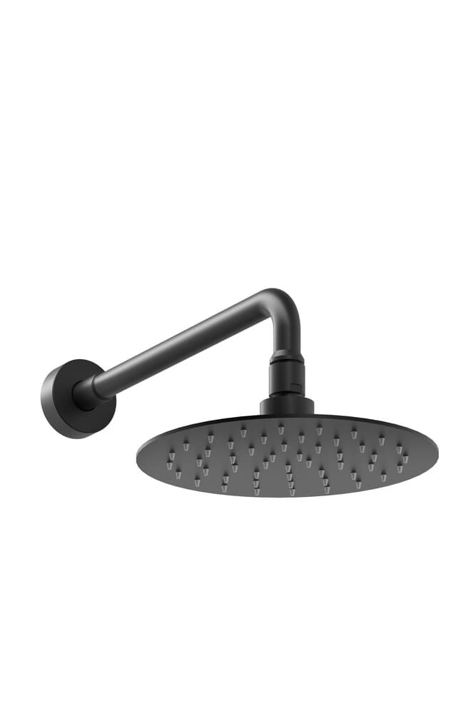 Van Marcke Ondine bras de douche avec douche de tête noir mat