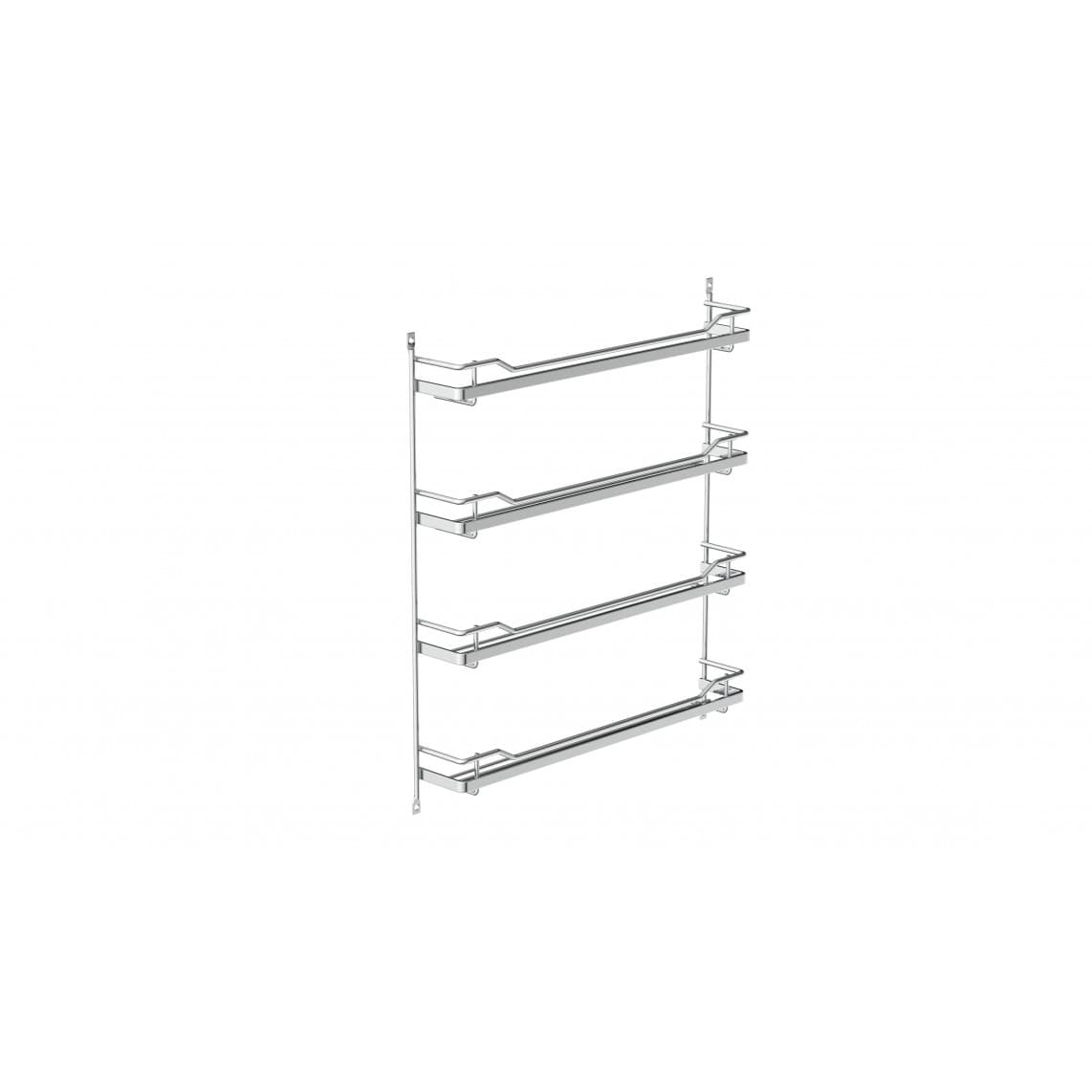 2082 étagère à épices, chromé, 370 x 60 x 425 mm, pour 4 x 6 boîtes