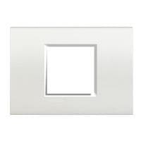LivingLight - plaque rectangulaire large 2 modules Blanc