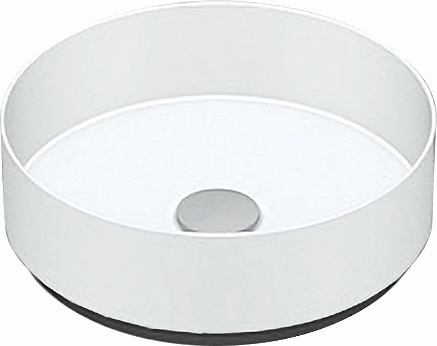 VASQUA A POSER AB.KE325 DIAMETRE 325MM SANS PLAGE ROBINET/TROP-PLEIN BLANC