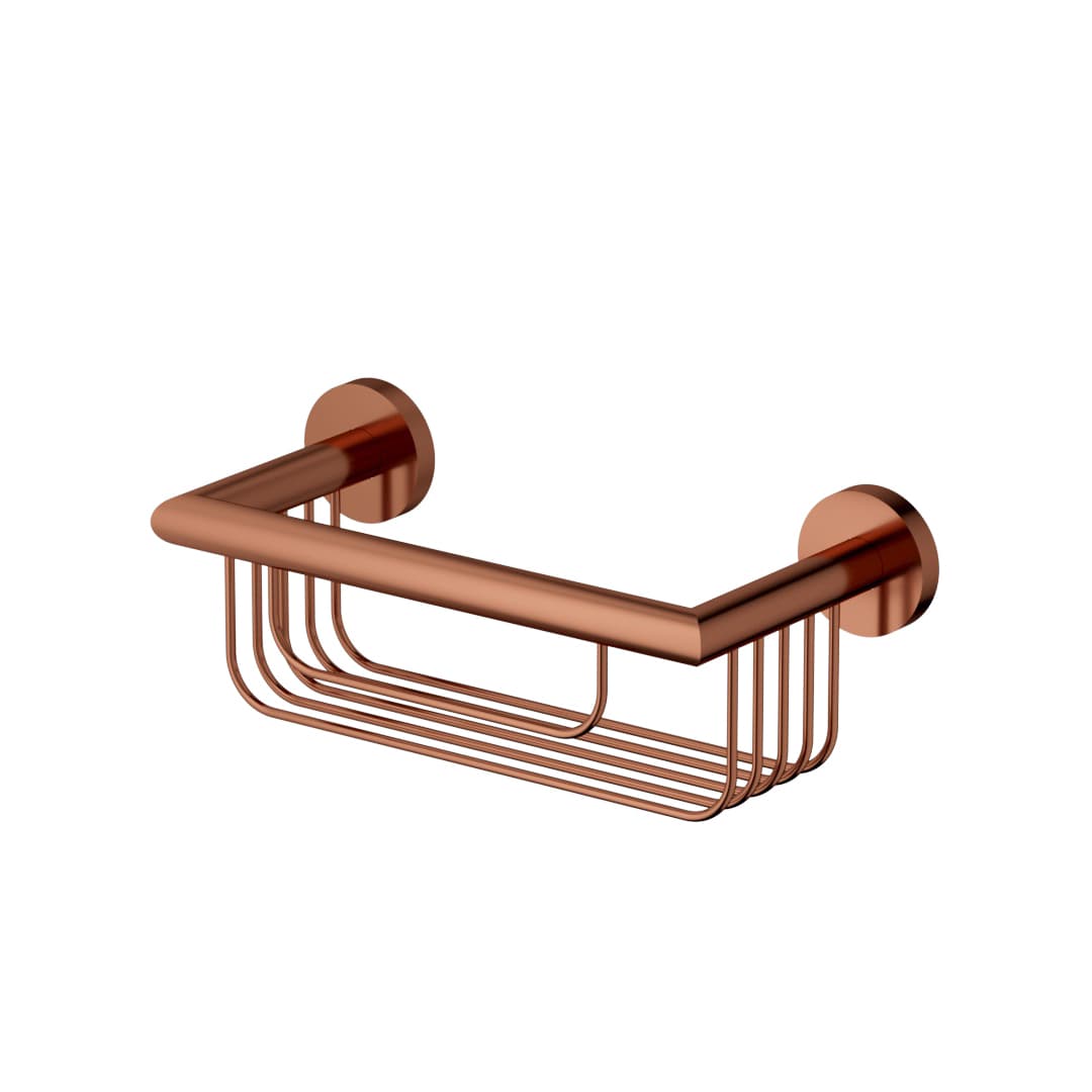 ALONI ÉTAGÈRE DE DOUCHE (30CM) - CUIVRE BROSSÉ
