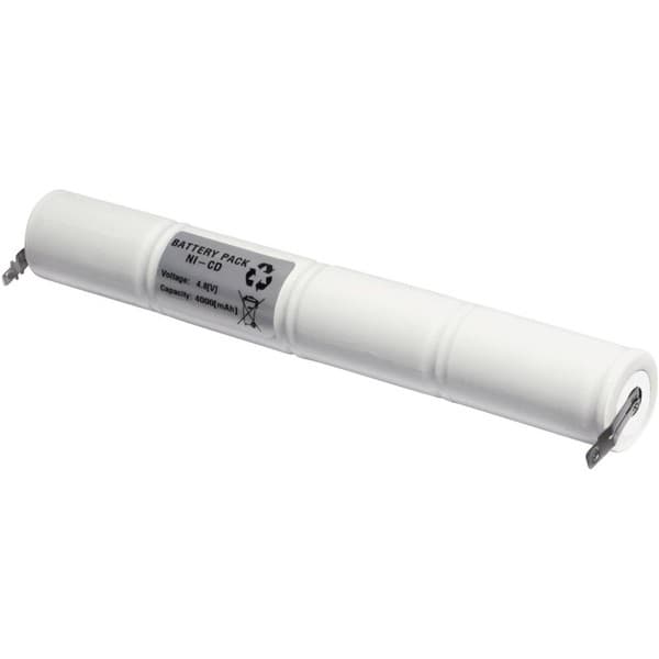 Stick 4 VNT Cs U 4.8V 1.6Ah NiMh faston 2 x mal:4.8mm 23 x 172mm 805134