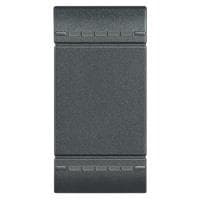 LivingLight - touche 2 fonctions Anthracite 1 module