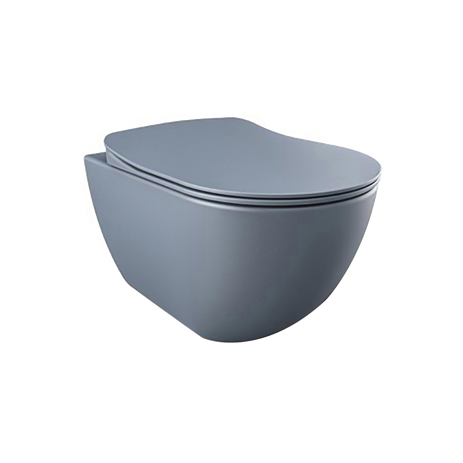 CREAVIT FREE WC SUSPENDU – SANS BRIDE – SANS ABATTANT – BASALTE MAT