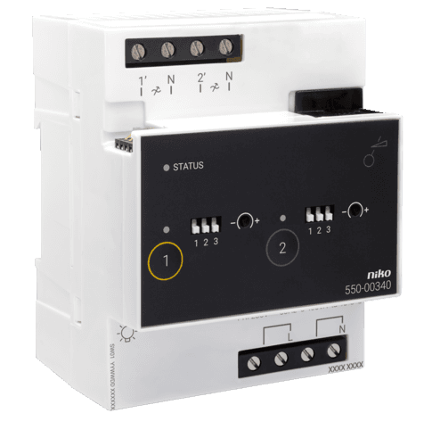 Module de variation universel 2 x 400 W pour Niko Home Control
