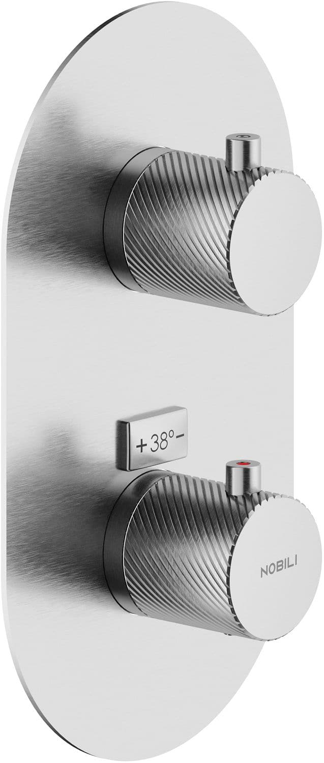 SET DE FINITION THERMOSTAT+INVERSEUR RESPIRO NOBILI INOX