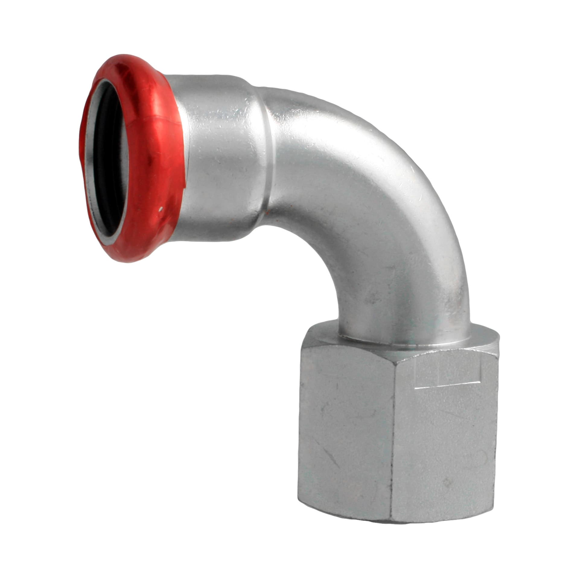 PRESS ACIER 'M 'GALVANISÉ COUDE 90° F3/4 X 22 MM C82QELBP