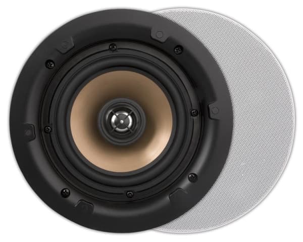 Hpro650, happi, haut-parleur encastrable 2 voies, rond, 20 - 120W, Blanc (2 pièces)
