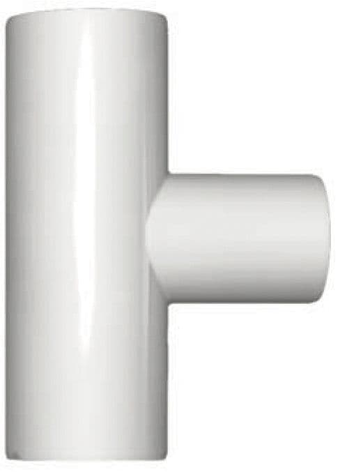 T PP 90° FFF 40X40MM BLANC