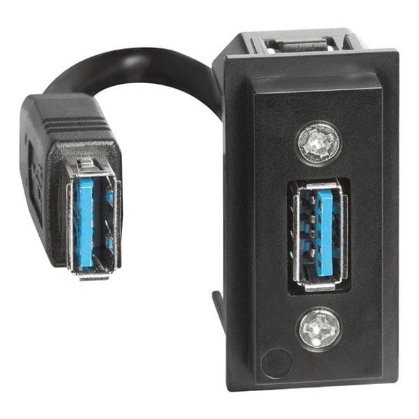LNow prise Usb précâblé composable 1 module