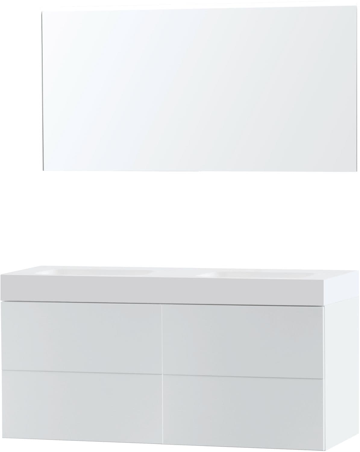 MEUBLE PURO DUO BLANC 140 SOLID PURO MIROIR