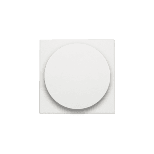Set de finition pour variateur à bouton rotatif ou extension, incl. bouton rotatif, couleur white