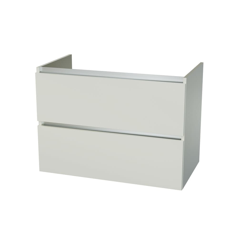 intro Tempus sous-meuble B900xD495xH650mm 2tiroirs blanc
