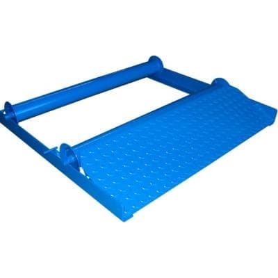 Dérouleur à rouleaux pour touret max 800kg dia: de 600 à 1050mm et largeur 575mm max 26kg