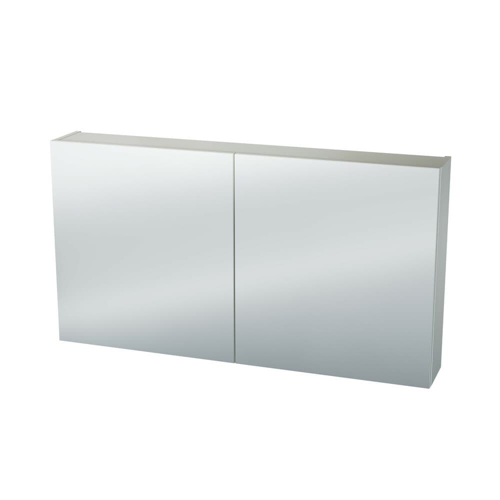 intro Basic armoire de toilette 120cm 2 portes blanc