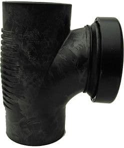 PIECE DE DEBOUCHAGE PE SILENT GEBERIT 90° 75MM