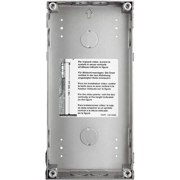 Boîte d'encastrement antivandale 2 modules