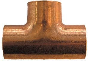 CUIVRE A SOUDER 90°T 22MM