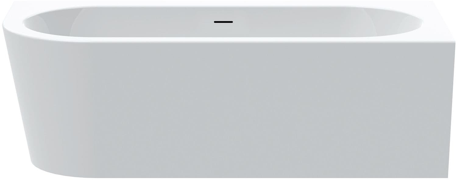 BAIGNOIRE POOL CORNER DROITE ACRYL 180-80 BLANC+ SET DE FINITION VIDAGE BLANC