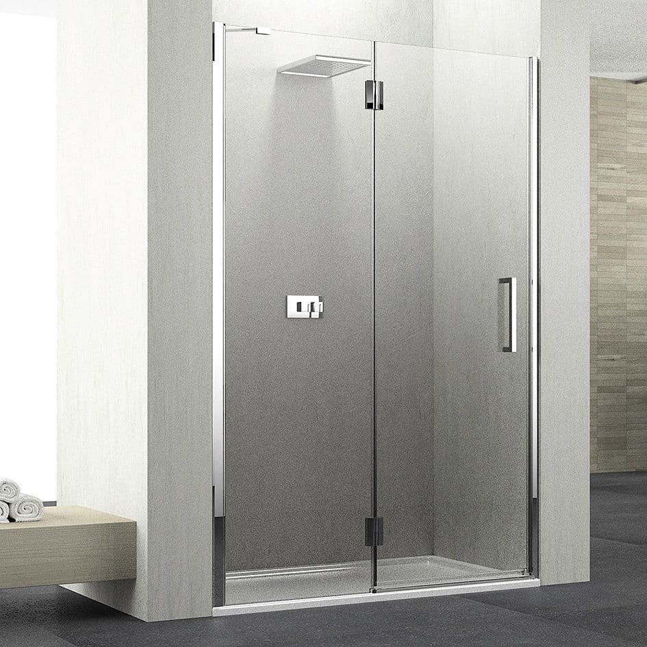 PORTE PIVOTANTE LIFT 97-100 H195 GAUCHE CHROME-CLAIR