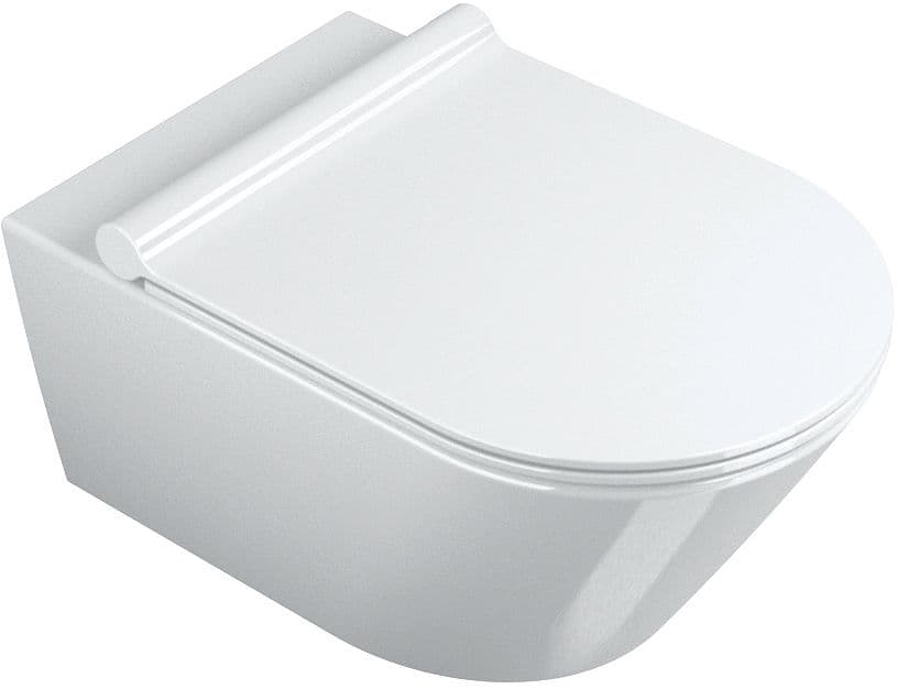 WC SUSPENDU ZERO 55 CATALANO SILENTECH CATAGLAZE+ BLANC