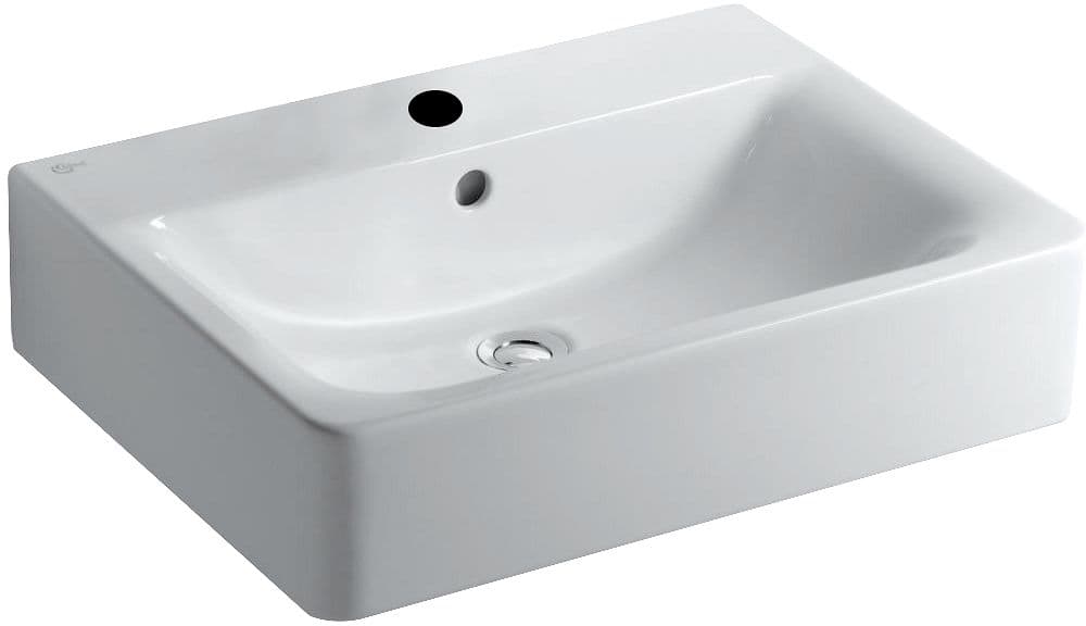LAVABO CONNECT IDEAL STANDARD 65CM + 1 TROU DE ROBINET BLANC